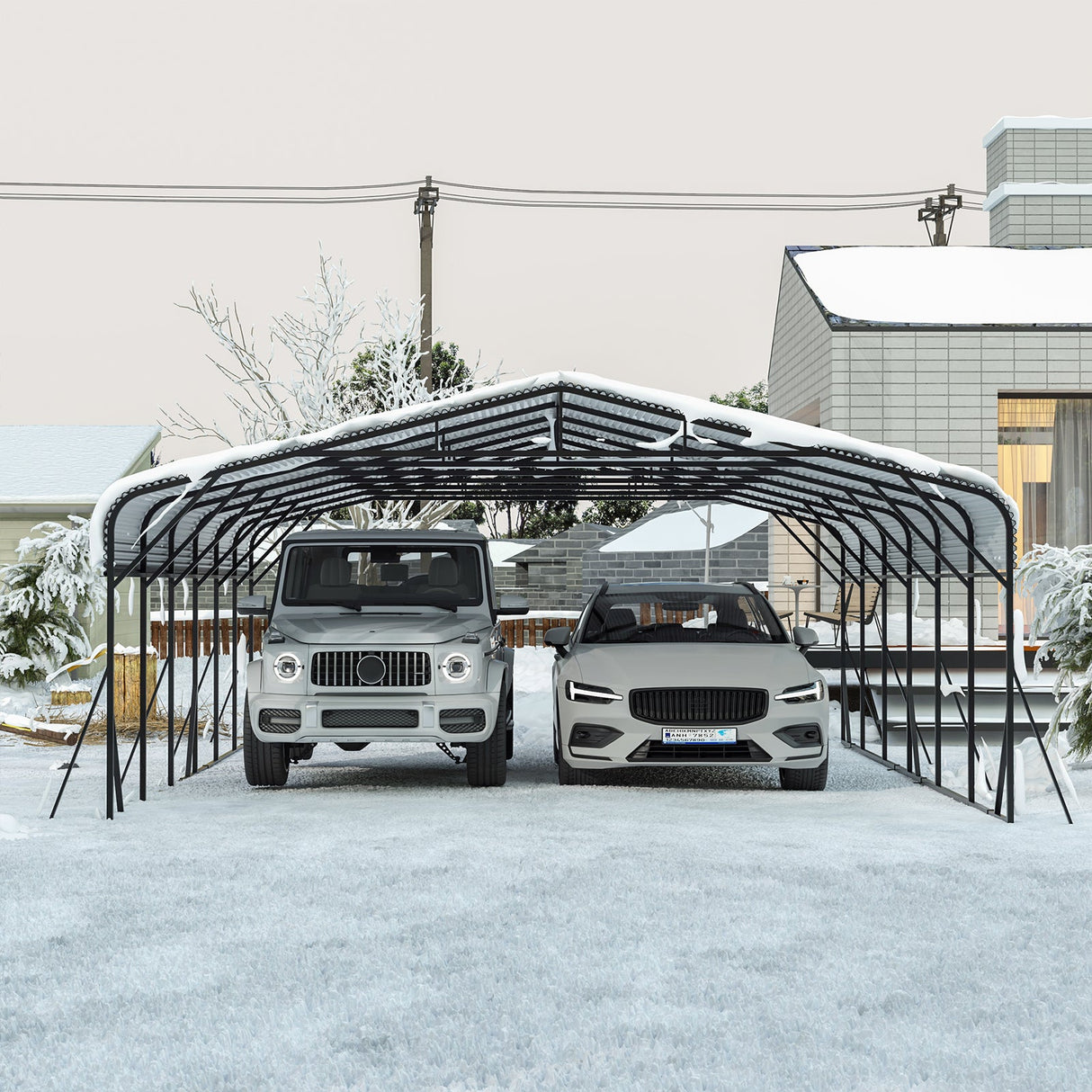 Heavy Duty Carport Canopy 20'X30'