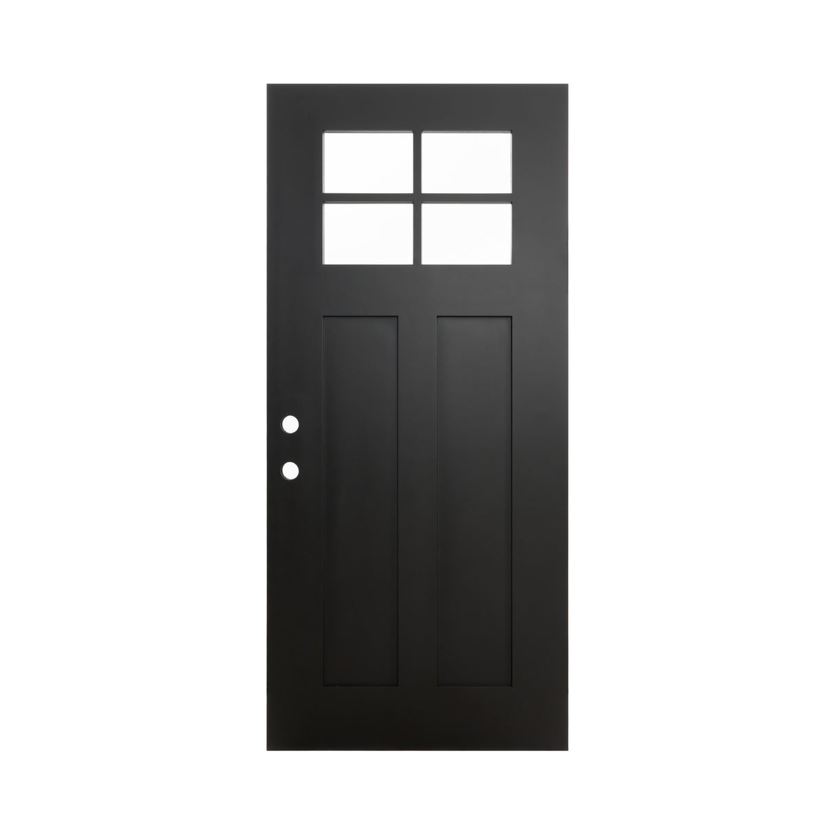 36"x80" Fiberglass Front Door with Contemporary Design