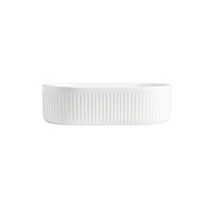 Integrated Oval Ceramic Bathroom Sink