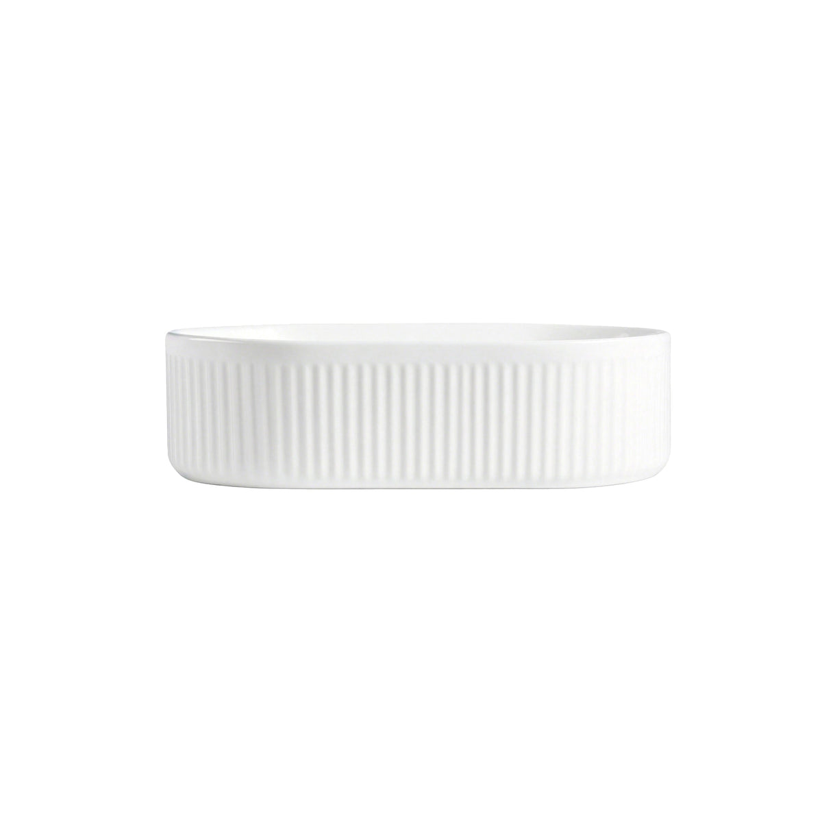 Integrated Oval Ceramic Bathroom Sink