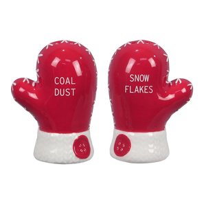 Mitten Shaped Salt and Pepper Set