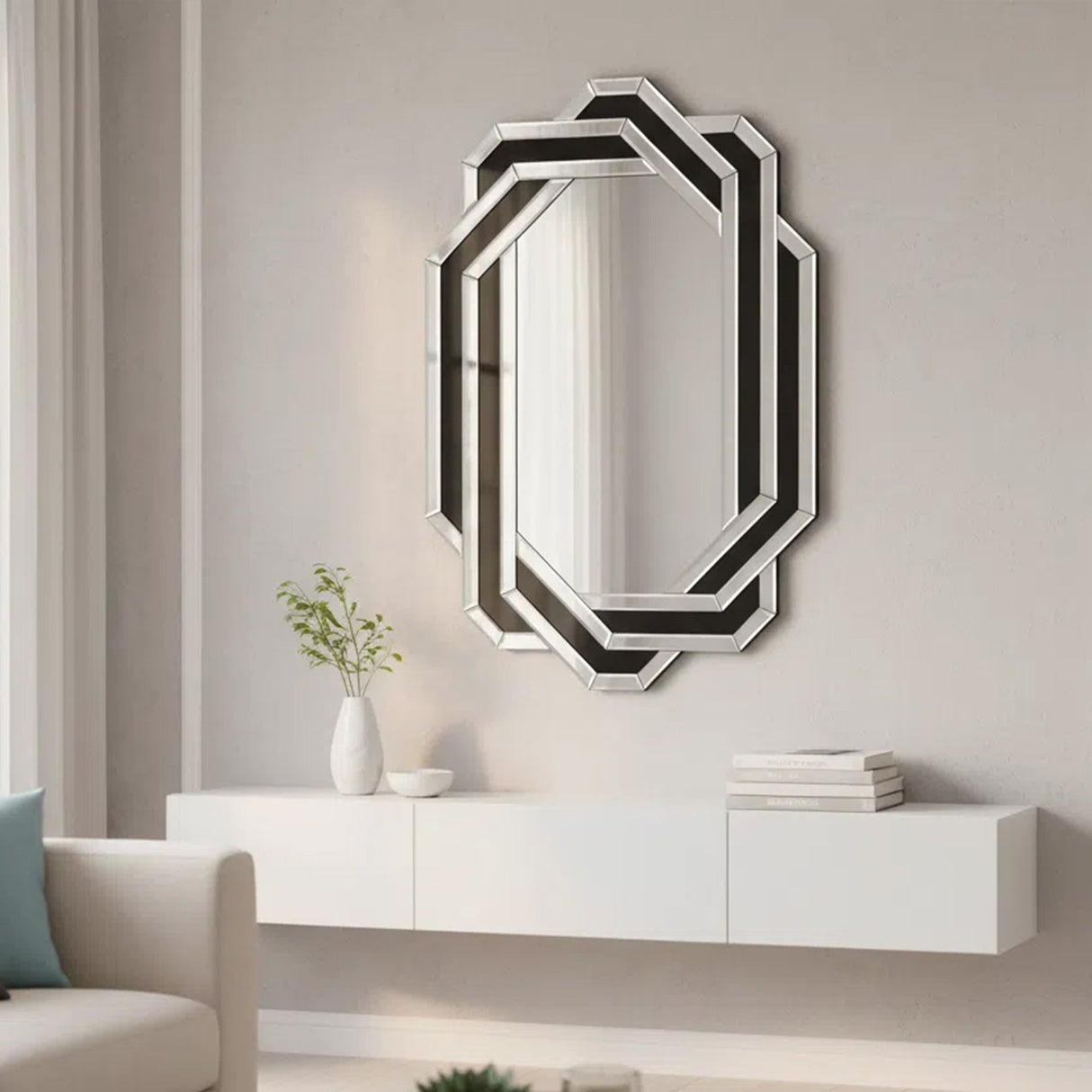Decorative Mirror for Wall - Modern Bathroom Vanity Mirror