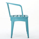 Yearn 3-Piece Bistro Set with Table and 2 Chairs, Blue