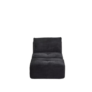 Single Chaise Longue With Movable Ottoman For Living Room