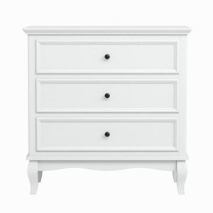 3 Drawer Dresser - White