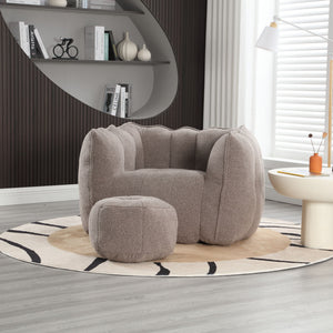 Soft Bean Bag Chair With High Resilient Foam