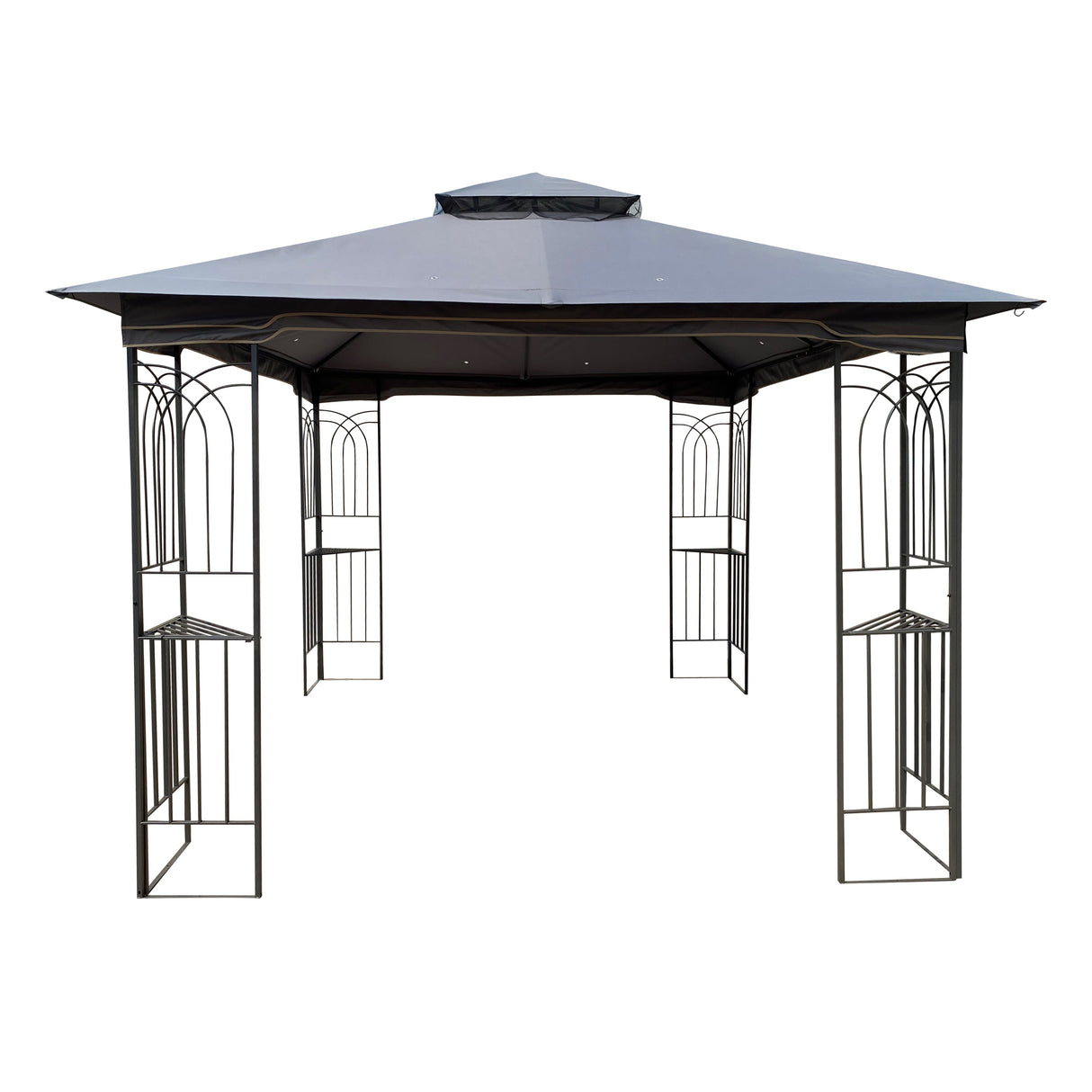 Gazebo tent with double roof & mosquito net