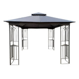 Gazebo tent with double roof & mosquito net