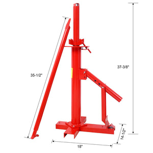 Portable Manual Tire Changer Tool with Adjustable Bead Breaker - Steel