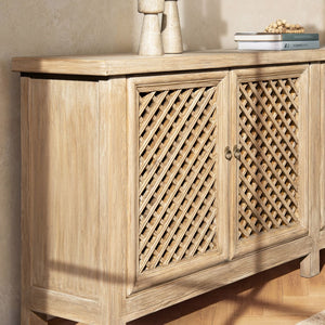 Arden - 4 Door Sideboard - Natural