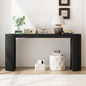U_STYLE Curved Design Console Table