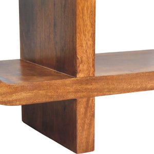 Orion - Curved Media Unit - Brown