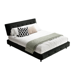Tufted Headboard With Extra-Large Ultra-Soft Cloud Pillow Design