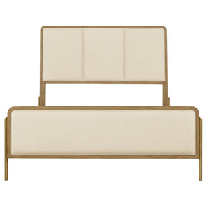 Arini 56-inch California King Panel Bed Cream and Sand Wash