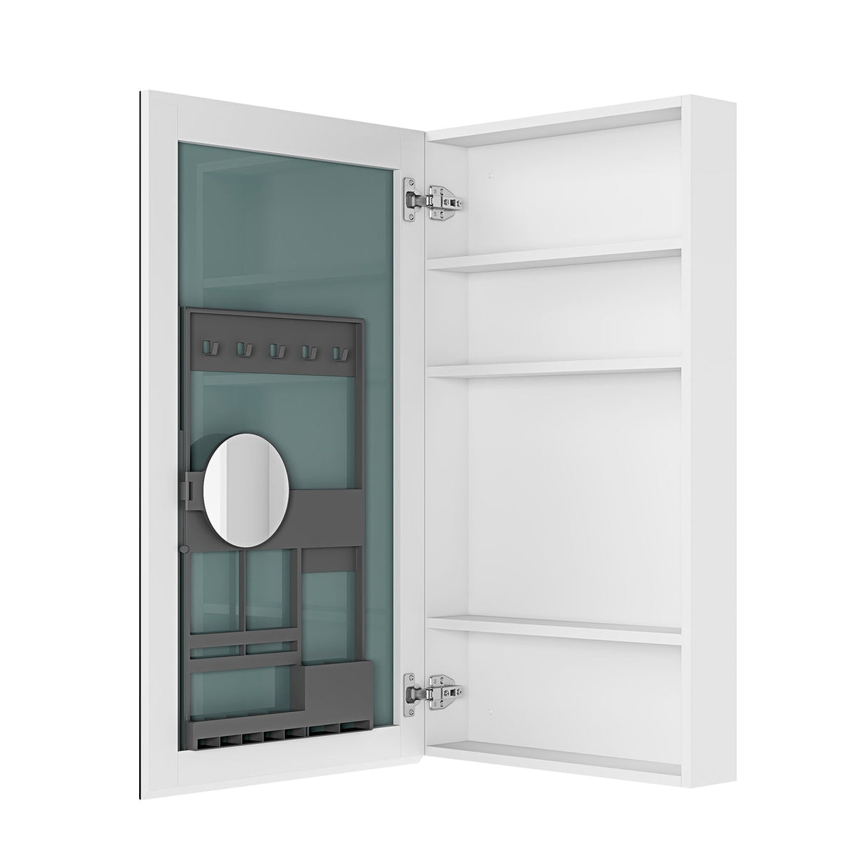 20'' W x 36'' H Surface Frameless Mirror Medicine Cabinet