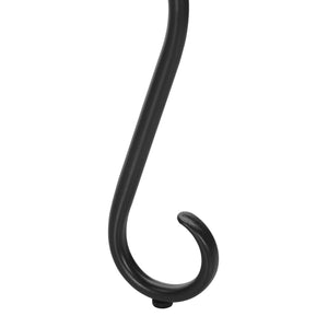 Coat Rack, Hall Tree, Free Standing, 8 Hooks, Entryway, Transitional - Black