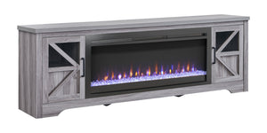 75" Fireplace TV Stand for TVs up to 80"