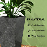 Stackable Taper Planters, Set of 3