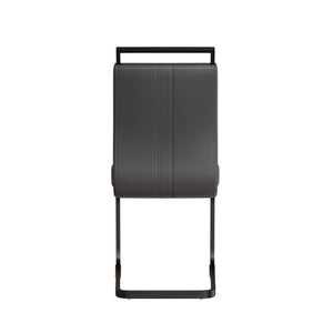 Modern Dining Chairs With High Back Upholstered Design Metal Legs