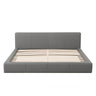 Stylish Upholstered Bed With Birch Wood Frame