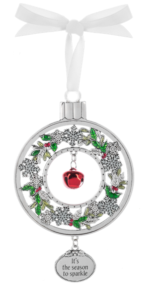 Jingle Bell Ornament - It's The Season To Sparkle
