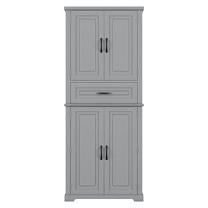 Bathroom Storage Cabinet With Multifunctional Storage Space, Drawer With Slide Rails, Adjustable Shelf