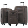 Softside expandable 3-piece luggage set with spinner wheels