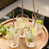 Bamboo copper straws by viski®