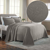 Celtic Circle Cotton Jacquard Matelasse Bedspread Set - Bedspread by Superior Brand