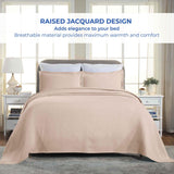 Celtic Circle Cotton Jacquard Matelasse Bedspread Set - Bedspread by Superior Brand