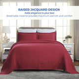 Celtic Circle Cotton Jacquard Matelasse Bedspread Set - Bedspread by Superior Brand