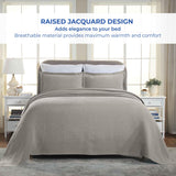 Celtic Circle Cotton Jacquard Matelasse Bedspread Set - Bedspread by Superior Brand