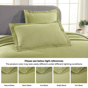 Celtic Circle Cotton Jacquard Matelasse Bedspread Set - Bedspread by Superior Brand