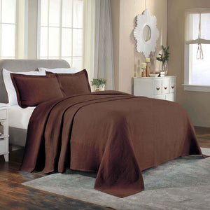 Celtic Circle Cotton Jacquard Matelasse Bedspread Set - Bedspread by Superior Brand