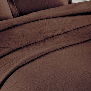 Celtic Circle Cotton Jacquard Matelasse Bedspread Set - Bedspread by Superior Brand