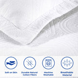 Celtic Circle Cotton Jacquard Matelasse Bedspread Set - Bedspread by Superior Brand