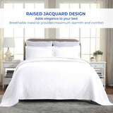 Celtic Circle Cotton Jacquard Matelasse Bedspread Set - Bedspread by Superior Brand
