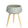 Cement Bowl Planter with Wood Legs 17.5"H - Tuesday Morning - Pots & Planters