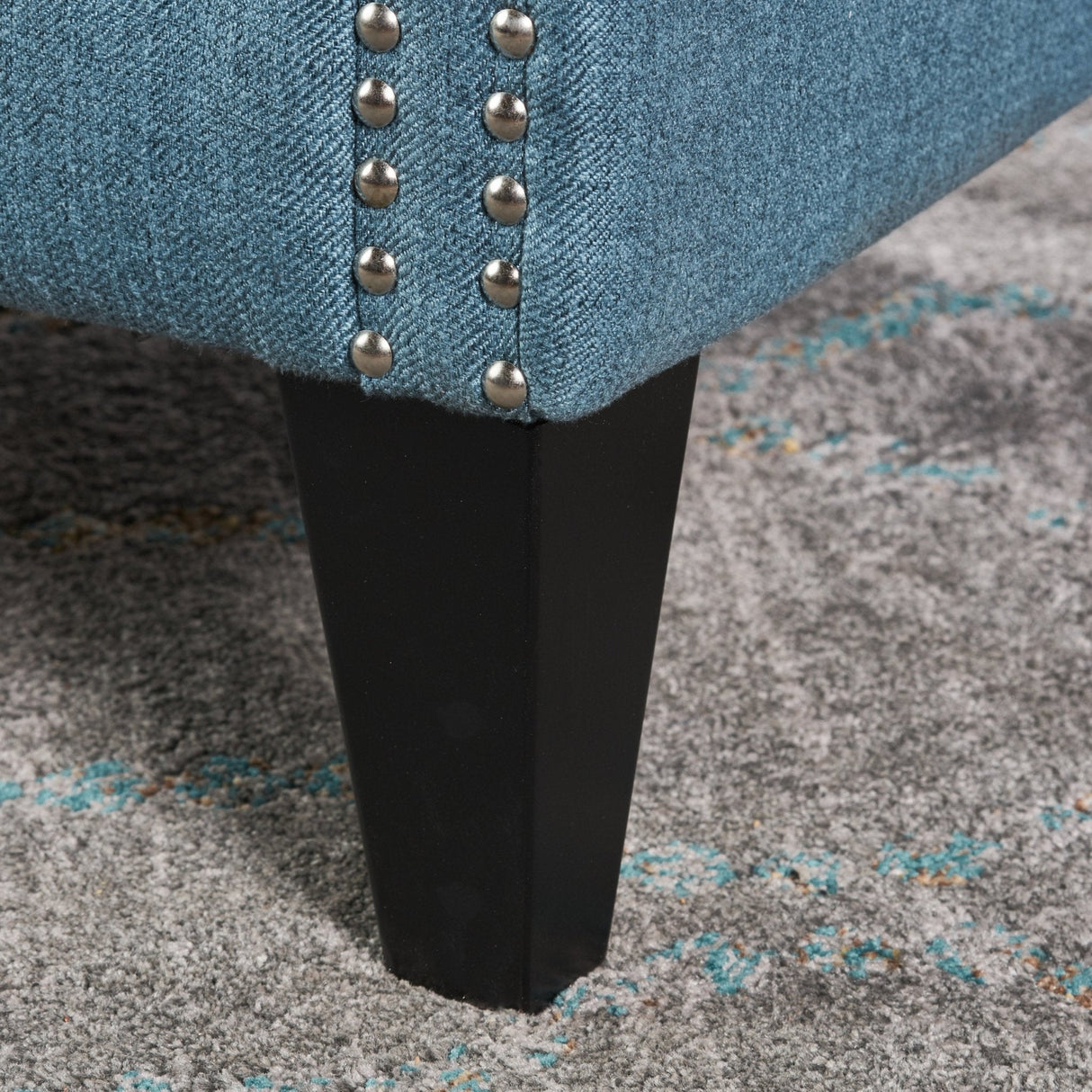 Cerebral Upholstered Wingback Chair with Diamond Tufting and Nailhead Trim - Accent Chairs