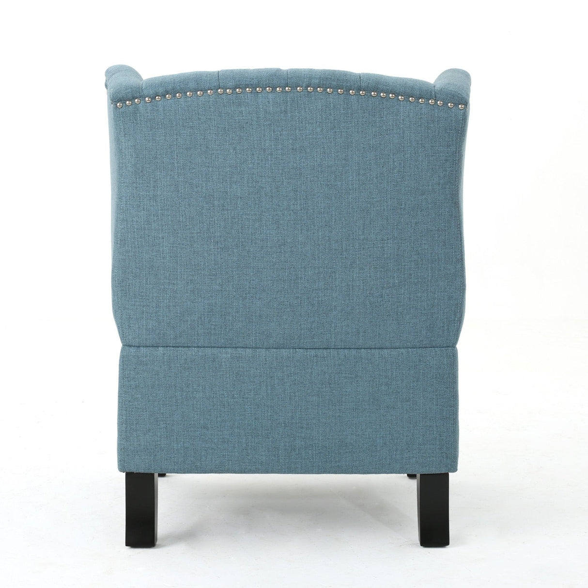Cerebral Upholstered Wingback Chair with Diamond Tufting and Nailhead Trim - Accent Chairs