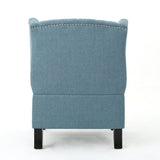 Cerebral Upholstered Wingback Chair with Diamond Tufting and Nailhead Trim - Accent Chairs