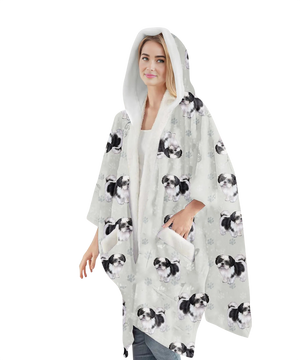 Snuggs Wrap - Shih Tzu  Black and White