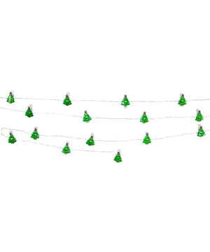 Battery Operated Clip Light set - Christmas Tree
