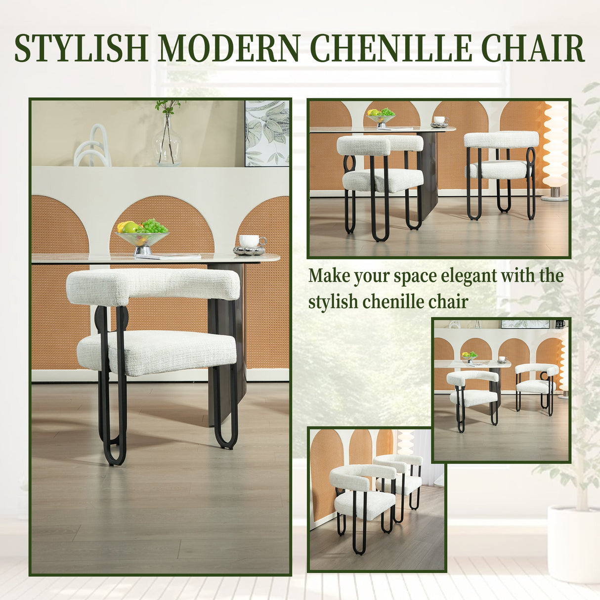 House hold contemporary designed upholstered accent/dining chair/barrel side chairs set of 2
