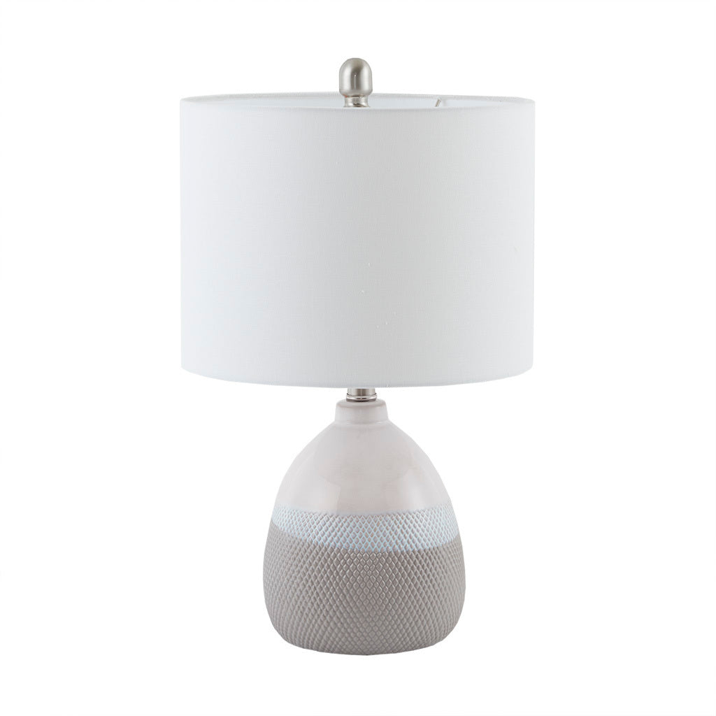 Ceramic textured table lamp