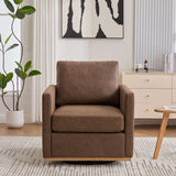 Thornfield Upholstered Square Swivel Accent Chair