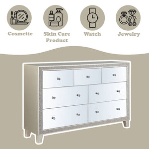 Sliverfluff - Dresser - Mirrored & Champagne