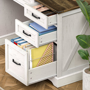 58" Farmhouse Executive Desk