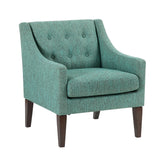 Contemporary Button Tufted Accent Chair