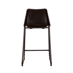 Claire - Canvas Upholstered Counter Chair (Set of 2) - Blue